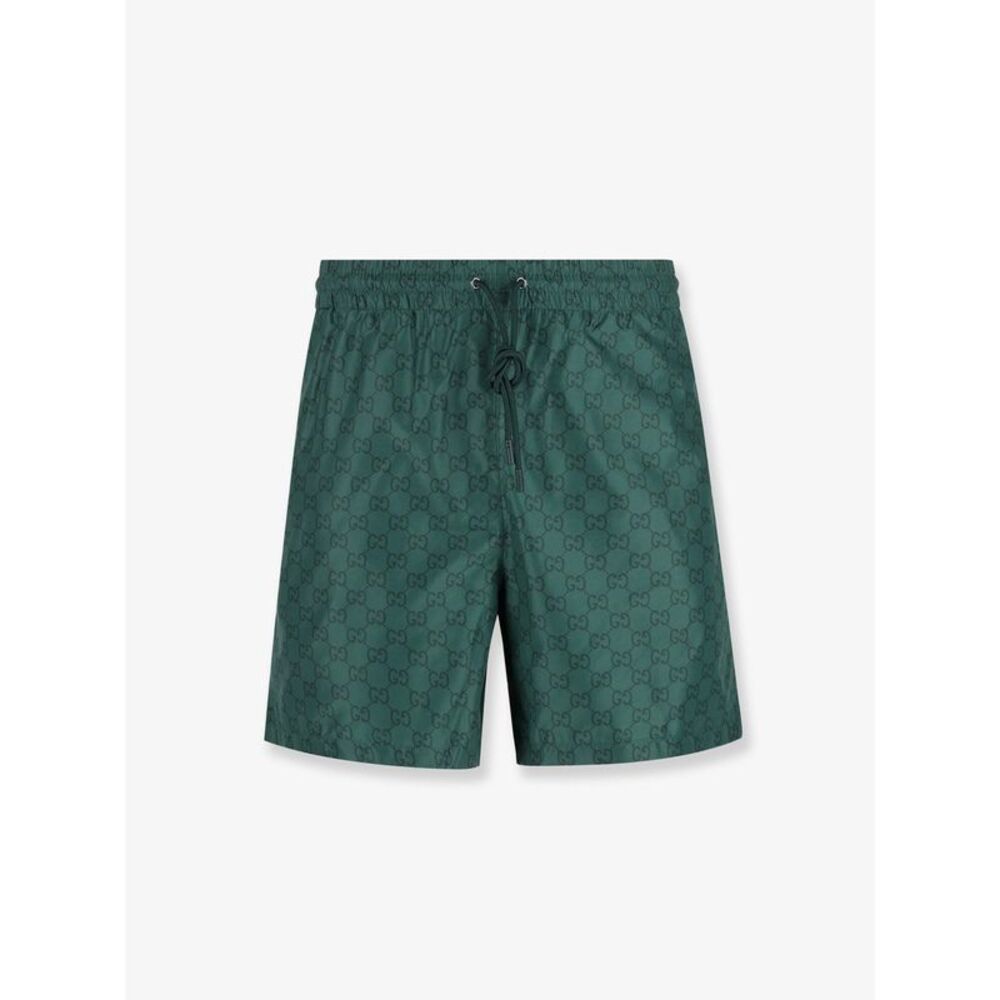 Gucci Men Gg Nylon Swim Trunks